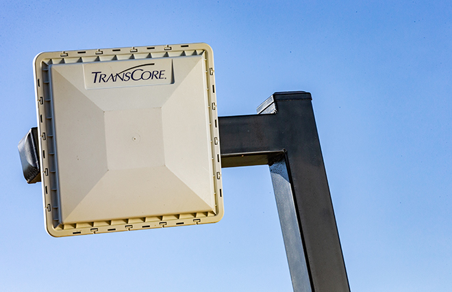 Smart key fob and cloud-based access control system installed by ParkPro in Phoenix AZ